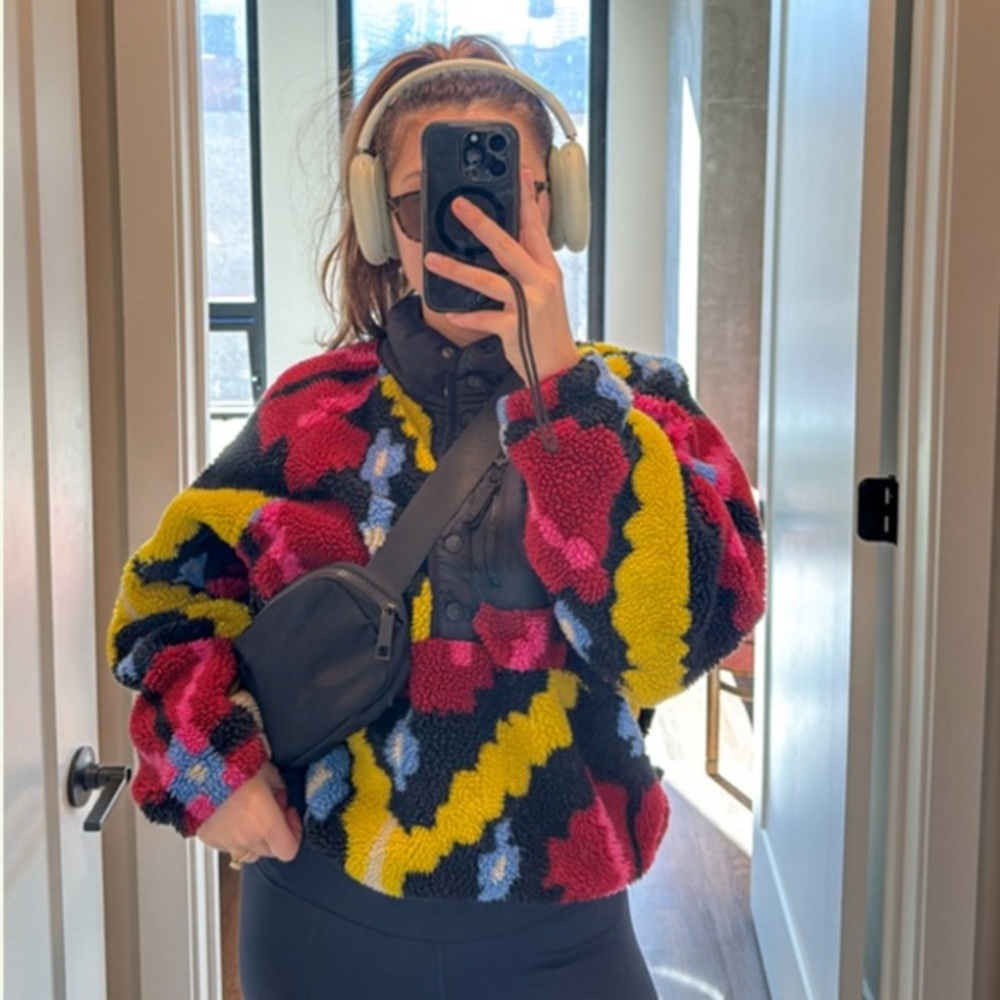 Free People Hit the Slopes Printed Pullover